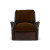 Hamilton Swivel Chair - Mohair & Leather