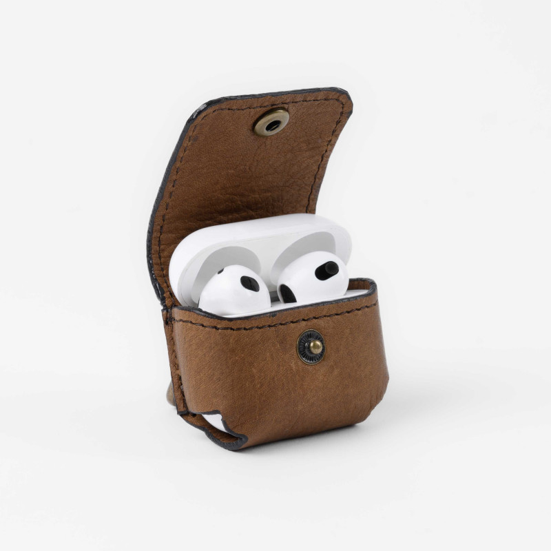 Reciaimed Leather AirPods Case | Moore & Giles