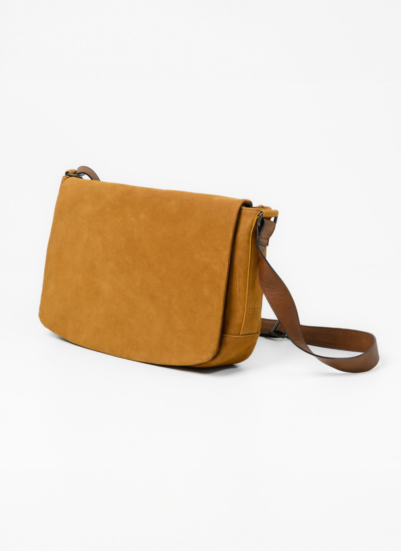 Reclaimed Leather Messenger Bag | Moore & Giles