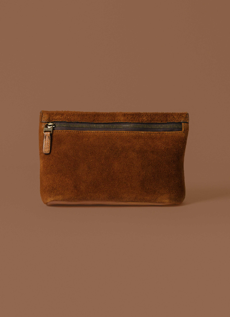 Limited Collection Bison Zip Pouch - Moore & Giles
