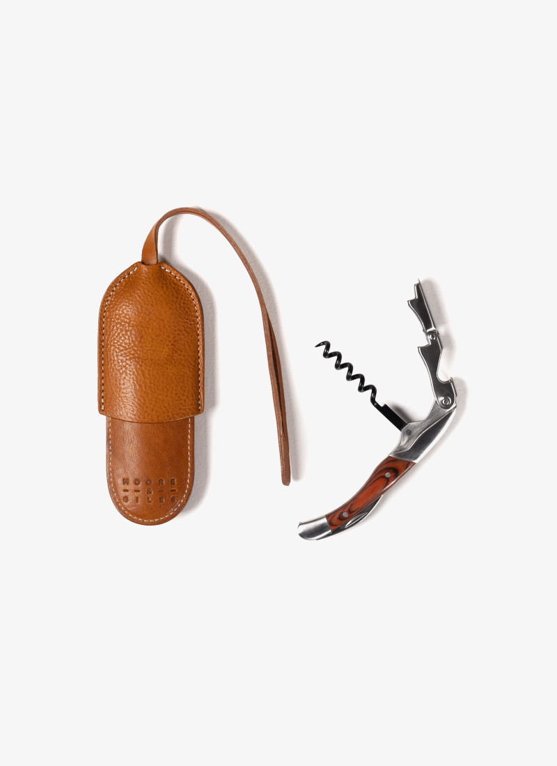 Premium Leather Wine Key Holder | Moore & Giles