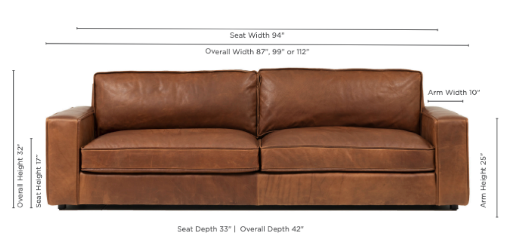 Product dimensions