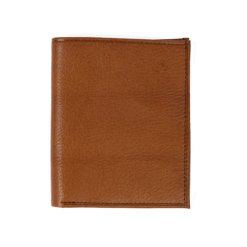折りたたみ財布 [HAZZYS] 25SS Brown Initial Pattern Threefold Half Wallet HZ-3063 Women's Vegan Leather Woven Bifold Wallet