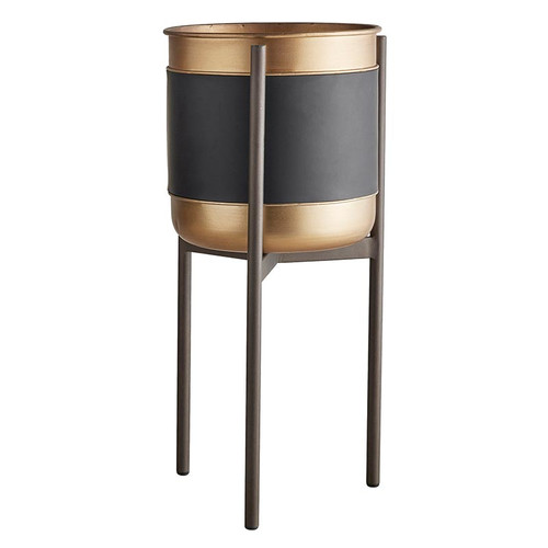 Gold/Black Plant Stand - Large
