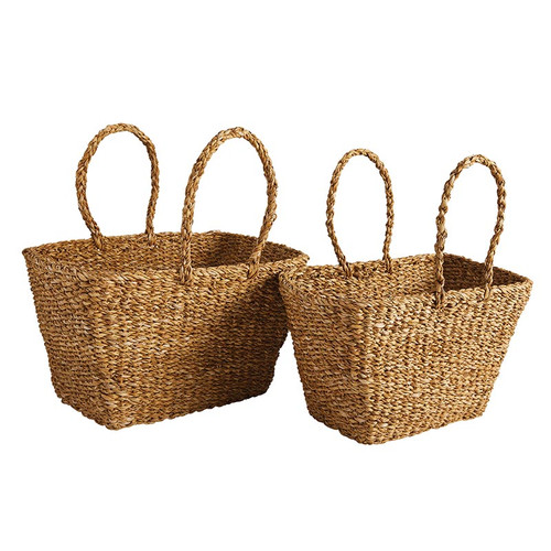 Rectangle Seagrass Bag - Set of 2