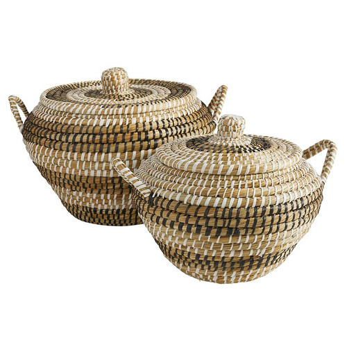 Round Seagrass Motika - Set of 2