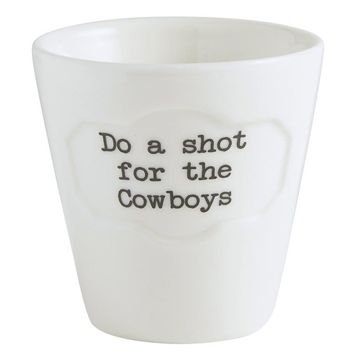 Cowboys Shot Glass - Set of 12 