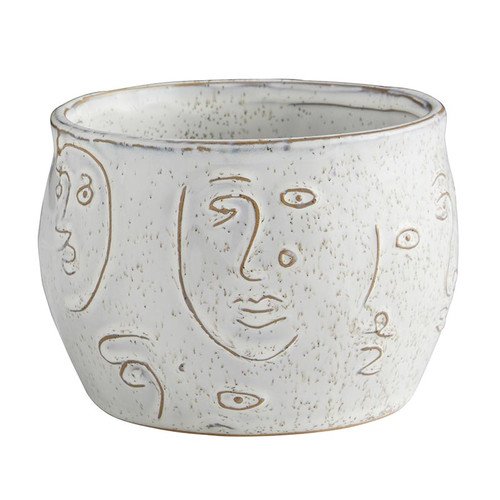 Abstract Face Pot - Small