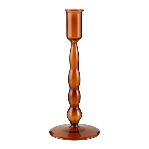 Amber Taper Candleholder - Small