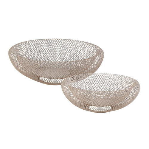 Metal Mesh Bowl S/2