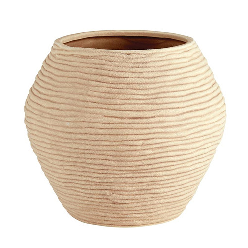 Textured Round Vase