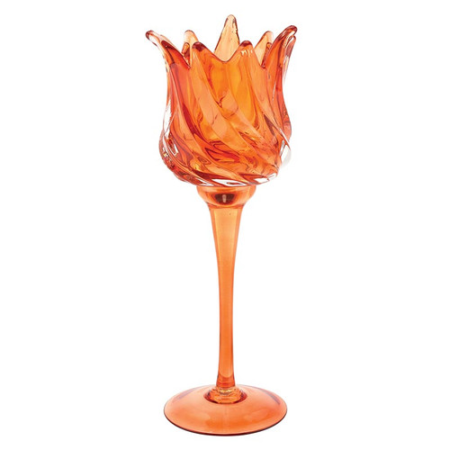 Red Tulip Votive Holder