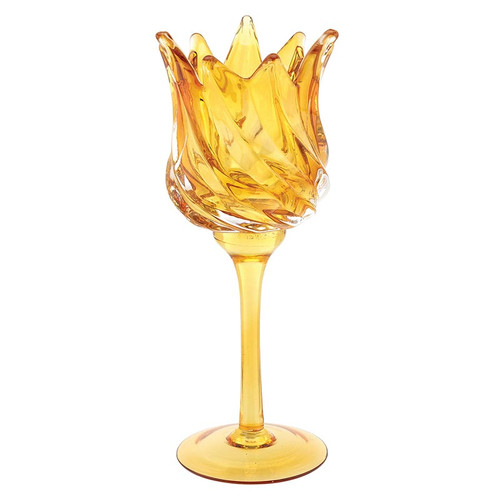 Orange Tulip Votive Holder