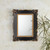 Ornate Black/Gold Mirror