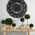 Matte Black Round Wall Decor