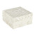 Cream Textured Bone Keepsake Box - Medium