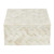 Cream Textured Bone Keepsake Box - Large