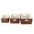 Mocha Bins - Set of 3
