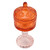 Amber Pedestal Jar