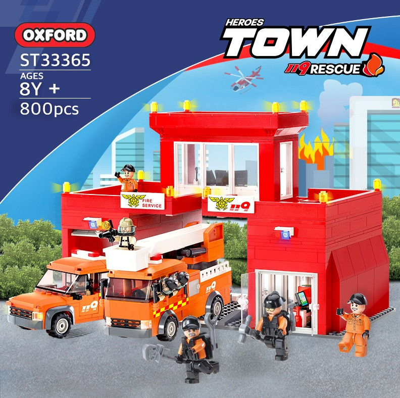 Town Heroes (Fire Station) - GooGY Toys