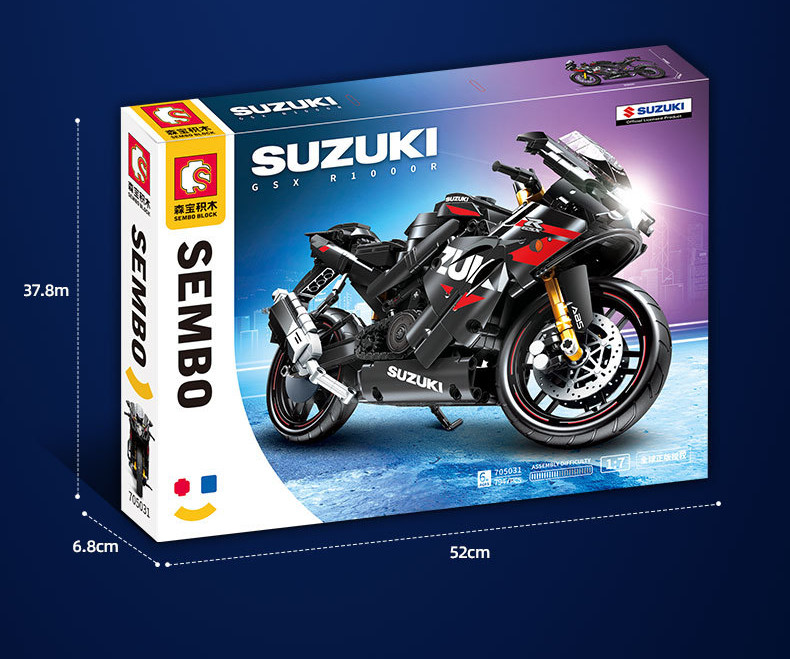 1:7 Suzuki Motorcycle GSXR1000r - GooGY Toys