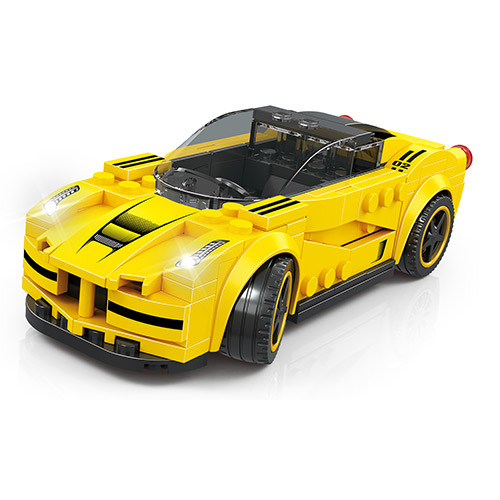 6-Stud Sports Car - Yellow  