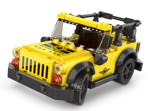 6-Stud Off-Road Car - Yellow