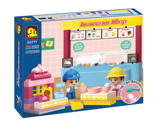 Oxford IS2771 Ice cream shop with two figures