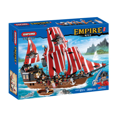Oxford Building Blocks - Empire Series - Pirate Ship EM3732