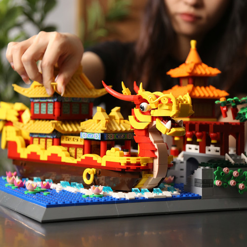 WANGE 6232 Qinhuai River Painted Boat-Jiangsu, China