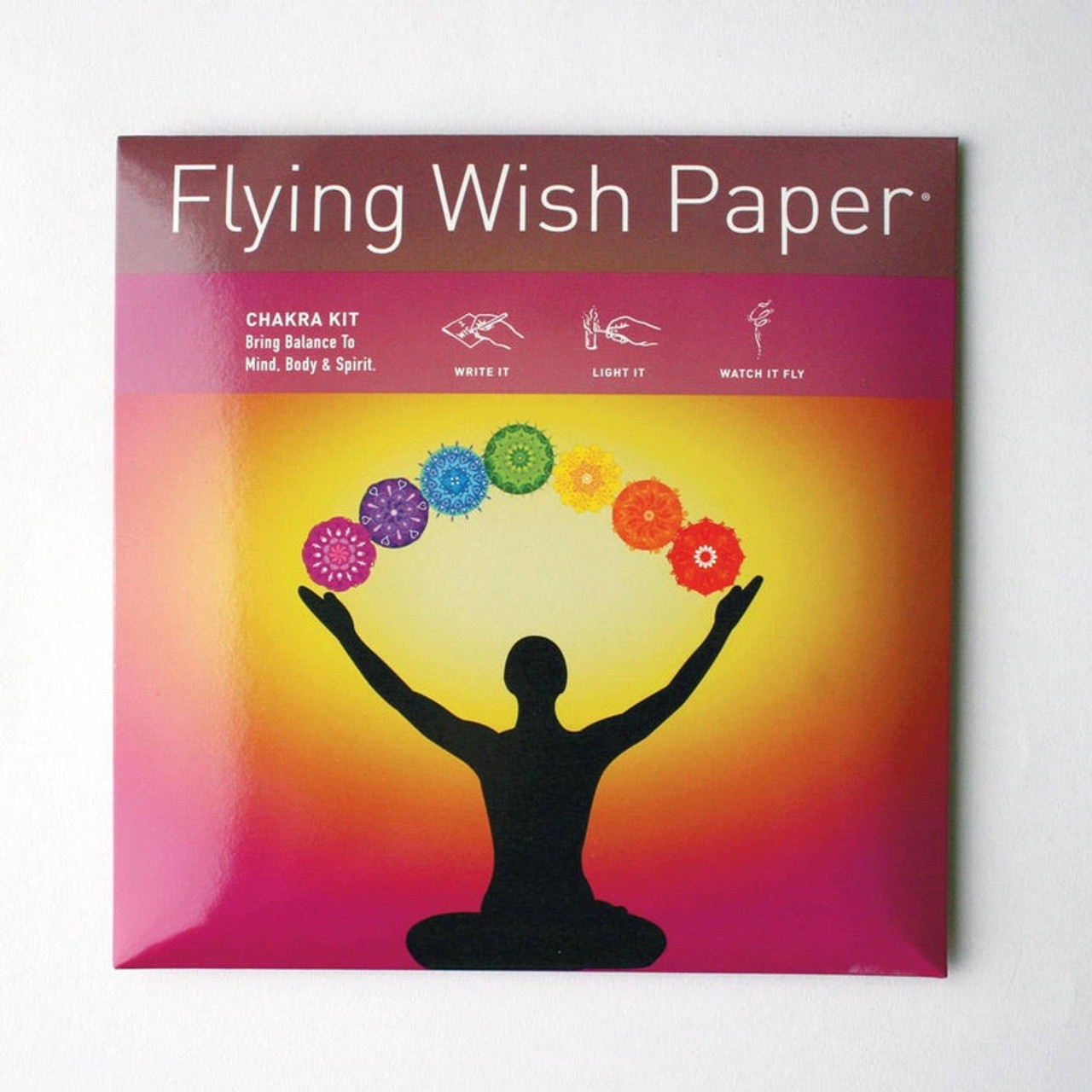 Chakra Flying Wish Paper Large Kit - Law of Attraction Buffet