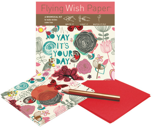 Yay It's your Day Flying Wish Paper