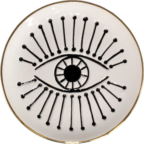 Third Eye, Evil Eye, Protection, Intuition Ceramic Dish