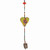 Colorful hearts and glass beads strand clearing bells