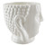 Buddha Mug  or Planter in White Glaze