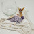 Glass Globe and Macramé Hanger for air plants, succulents, fairy garden, Terrarium Hanger with or without fairy and amethyst