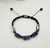 Unisex, Men's Adjustable Gemstone Bracelet for Clarity,8 -9.5 inches, White Howlite, Amethyst, Blue Aventurine, intuition intention gift Unisex, Men's Adjustable Gemstone Bracelet for Clarity,8 -9.5 inches, White Howlite, Amethyst, Blue Aventurine, intuition intention gift