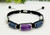 Unisex, Men's Adjustable Gemstone Bracelet for Clarity,8 -9.5 inches, White Howlite, Amethyst, Blue Aventurine, intuition intention gift Unisex, Men's Adjustable Gemstone Bracelet for Clarity,8 -9.5 inches, White Howlite, Amethyst, Blue Aventurine, intuition intention gift