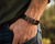 Men's Leather Adjustable Mountain Bracelet