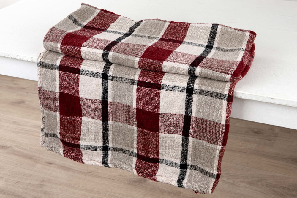 Large Pure Linen Blanket