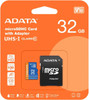 ADATA 32GB Premier Micro SD Card with SD Adapter physical ADATA New AUSDH32GUICL10A1-RA1 MemoX