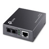 TP-LINK (MC210CS) Gigabit Single-Mode Media Converter, 1x GB Auto-Negotiation RJ45, up to 20km