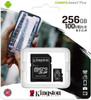 Kingston 256GB Canvas Select Plus Micro SDXC Card with SD Adapter, Class 10 with A1 App Performance physical KIngston New SDCS2/256GB MemoX