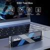 Netac 2TB NV7000-Q M.2 NVMe Gen4 SSD, M.2 2280, PCIe4, 3D NAND, R/W 7100/6200 MB/s, Heatspreader physical Netac New NT01NV7000Q-2T0-E4X MemoX