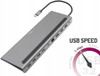 Hama Connect2Office Pro USB-C 10-in-1 Docking Station - USB-C (PD Power), USB-C (Data), 4x USB-A, 2x HDMI, DisplayPort, RJ45, Aluminium physical HAMA New 00200100 MemoX