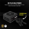 Corsair 750W RMe Series RM750e V2 PSU, Fully Modular, Rifle Bearing Fan, 80+ Gold, Zero RPM Mode, ATX 3.0, PCIe 5.0 physical CORSAIR New CP-9020262-UK MemoX