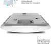 TP-LINK (EAP225) Omada AC1350 (867+450) Dual Band Wireless Ceiling Mount Access Point, PoE, GB LAN, Clusterable, MU-MIMO, Free Software physical TP-LINK New EAP225 V5 MemoX
