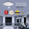 TP-LINK (EAP225) Omada AC1350 (867+450) Dual Band Wireless Ceiling Mount Access Point, PoE, GB LAN, Clusterable, MU-MIMO, Free Software physical TP-LINK New EAP225 V5 MemoX