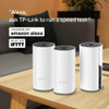 TP-LINK (DECO M4) Whole-Home Mesh Wi-Fi System, 3 Pack, Dual Band AC1200, MU-MIMO, 2 x LAN on each Unit