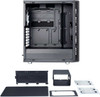 Fractal Design Define C (Black Solid) Quiet Gaming Case, ATX, 2 Fans, ModuVent Technology, PSU Shroud, Optional Top Filter physical FRACTAL New FD-CA-DEF-C-BK MemoX